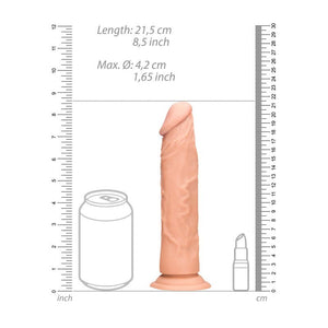 REALROCK 8 Inch Realistic Flesh Dildo