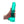 RealRock 9 inch Realistic Dildo with Balls - Turquoise