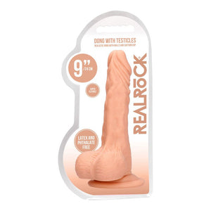 REALROCK 9 Inch Realistic Flesh Dong with Balls