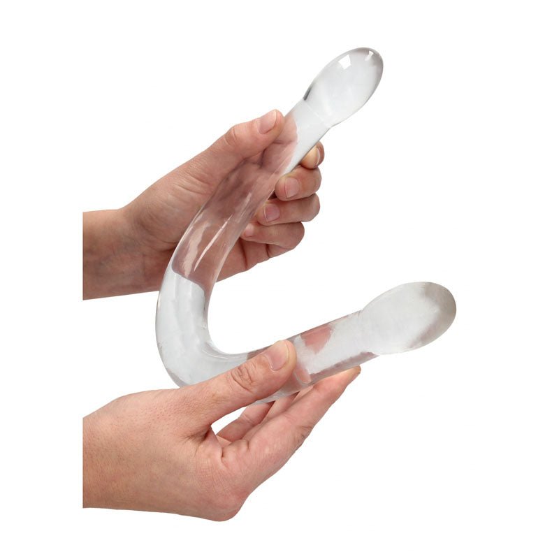 REALROCK Non Realistic 17 Inch Double Dong - Clear