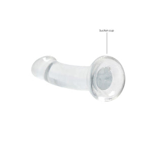 RealRock Non Realistic 7 Inch Dildo with Suction Cup - Clear