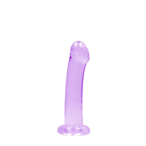 RealRock Non Realistic 7 Inch Dildo with Suction Cup - Purple