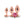Rear Assets Rose Gold Heart Pink Gem Trainer Kit - Set of 3