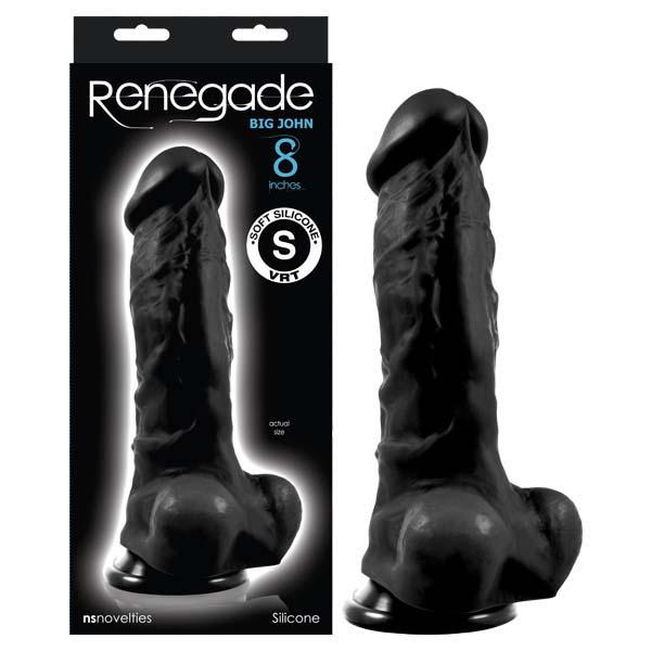 Renegade Big John - Black 20.3 cm (8'') Dong