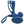 Renegade Gladiator Vibrating Penis Harness with Remote - Blue