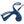 Renegade Gladiator Vibrating Penis Harness with Remote - Blue