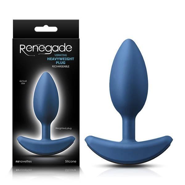 Renegade - Heavyweight Plug - Blue 11.9 cm (4.7'') Medium USB Rechargeable Butt Plug