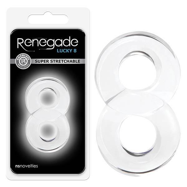 Renegade - Lucky 8 - Clear Cock Ring