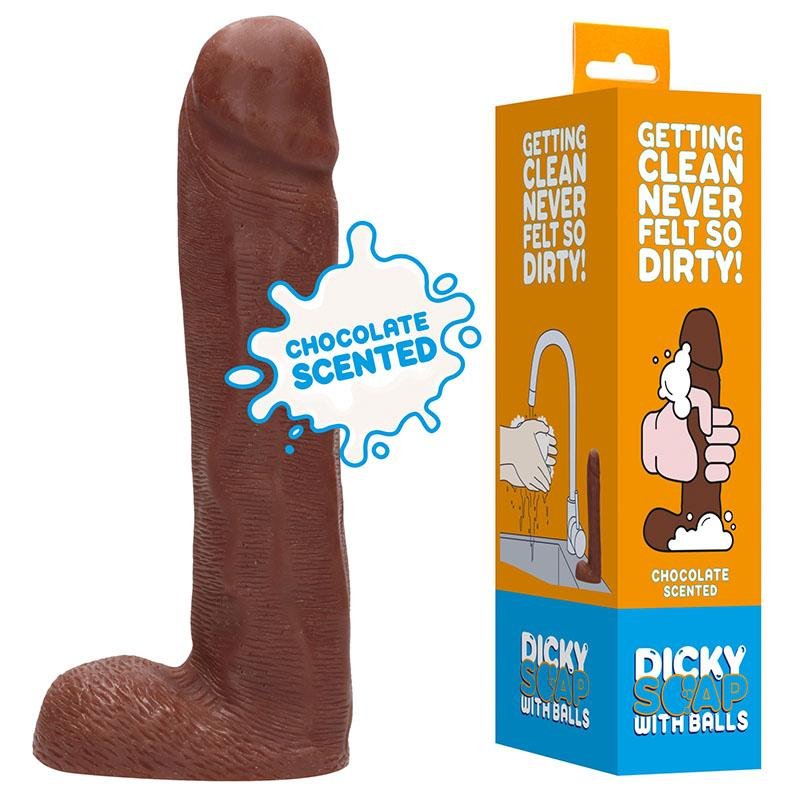 S-Line Dicky Soap With Balls - Chocolate Scented