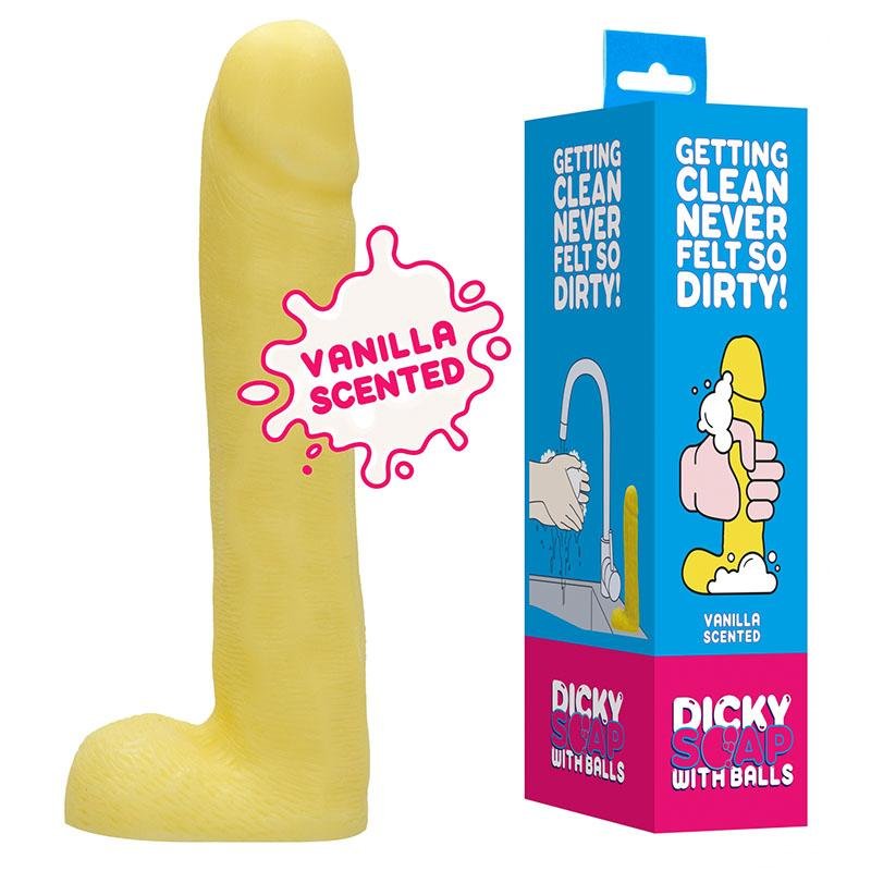 S-Line Dicky Soap With Balls - Vanilla Scented