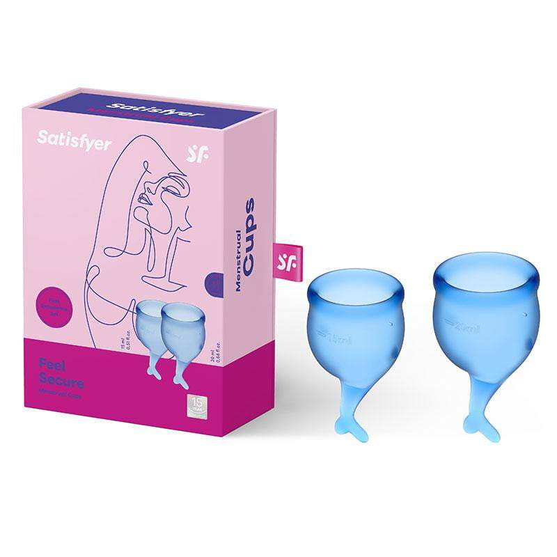 Satisfyer Feel Secure - Dark Blue Dolphin Tail Menstrual Cups