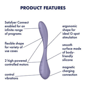 Satisfyer G-Spot Flex 5 - Vibrator with App Control - Lilac