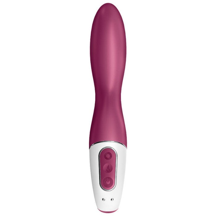 Satisfyer Heated Thrill G-Spot Heating Vibrator with App Control - Red