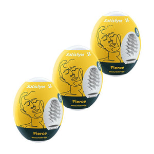 Satisfyer Masturbator Eggs - Fierce 3 Pack 