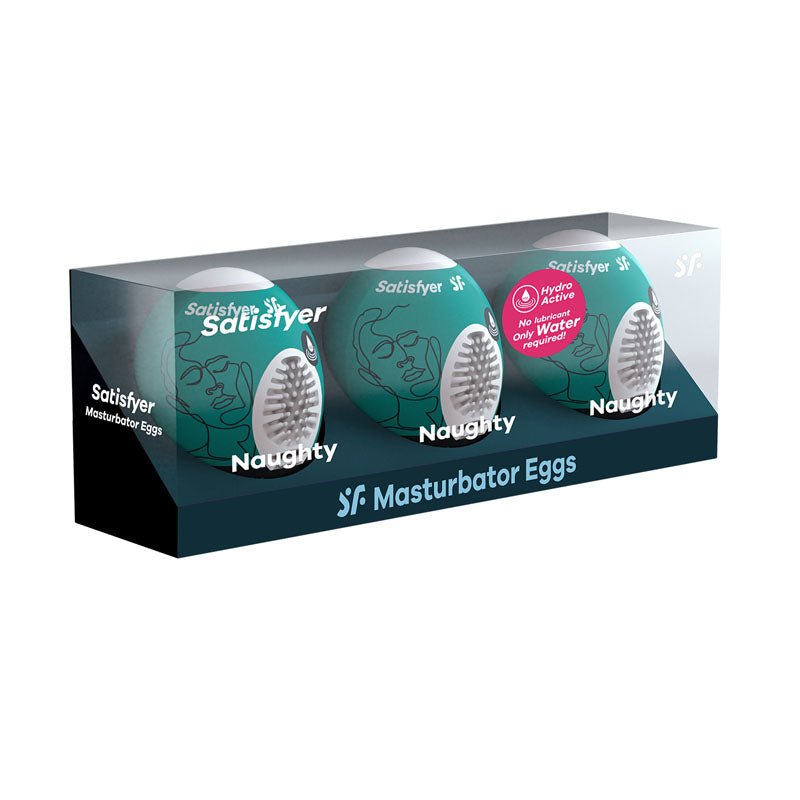 Satisfyer Masturbator Eggs - Naughty 3 Pack 