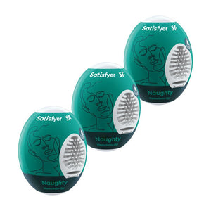 Satisfyer Masturbator Eggs - Naughty 3 Pack 