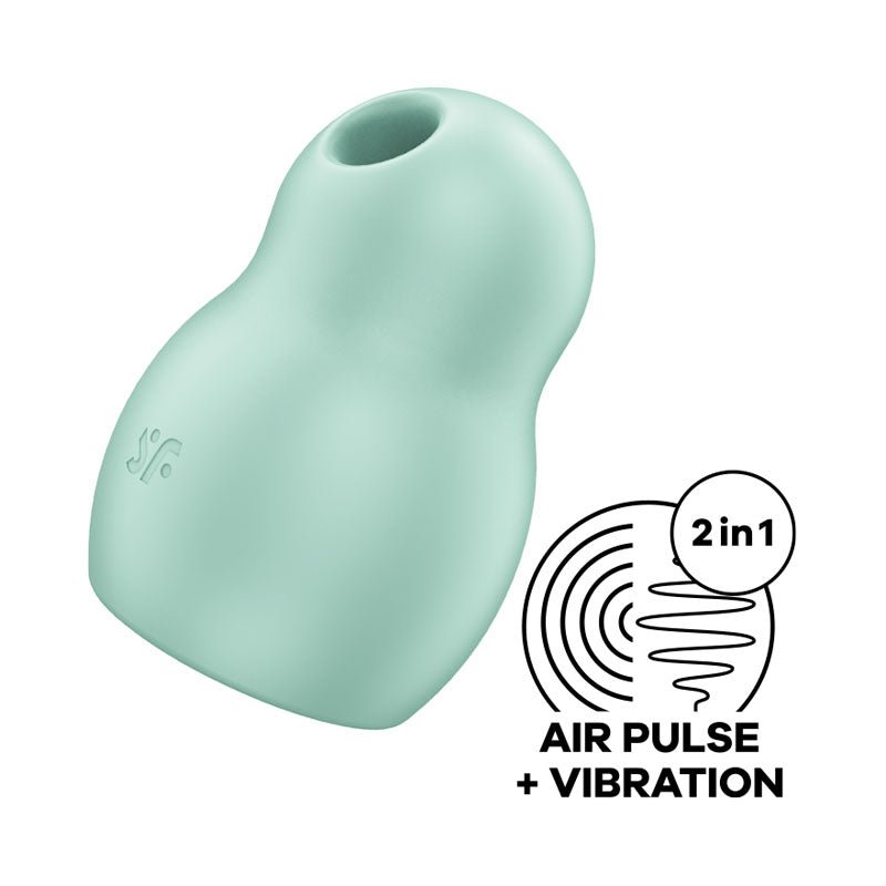 Satisfyer Pro To Go 1 Double Air Pulse Stimulator & Vibrator - Mint