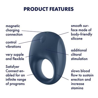 Satisfyer Strong One - App Controlled - Vibrating Cock Ring