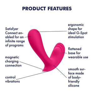 Satisfyer Top Satisfyer Top Secret Vibrator - Pink