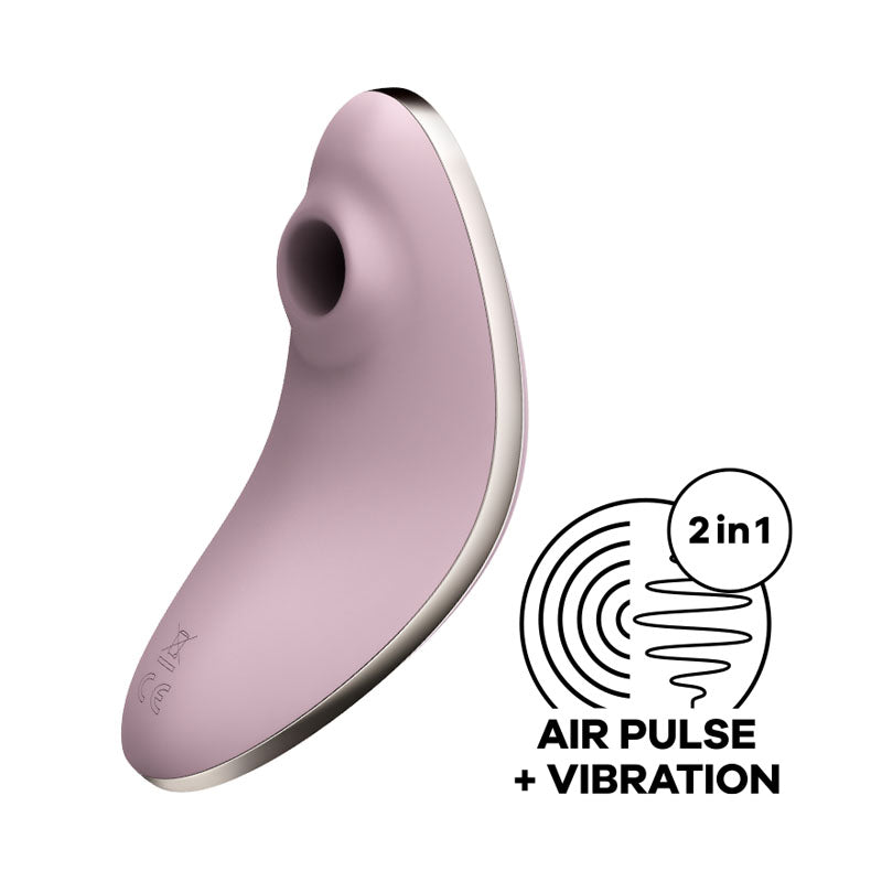 Satisfyer Vulva Lover 1 Air Pulse Clitoral Stimulator with Vibration - Violet