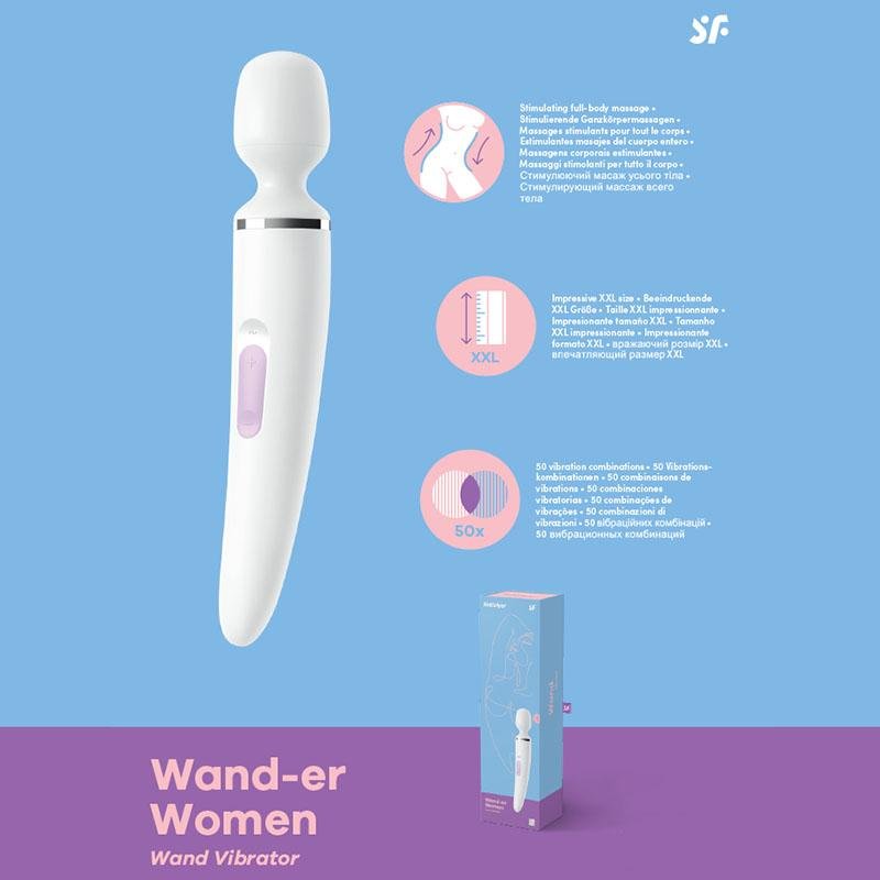 Satisfyer Wand-er Woman White Massager