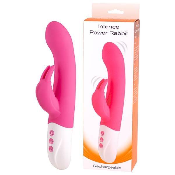 Seven Creations Intence Power Rabbit - Pink 23.2 cm USB Rechargeable Rabbit Vibrator