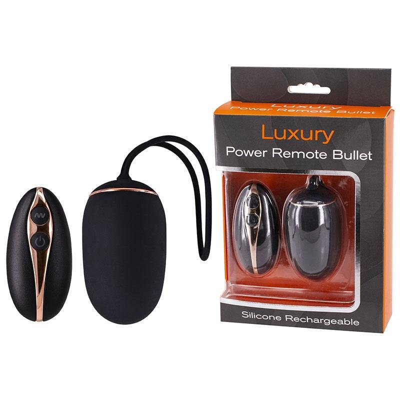 Seven Creations Luxury - Black Bullet with Wireless Remote