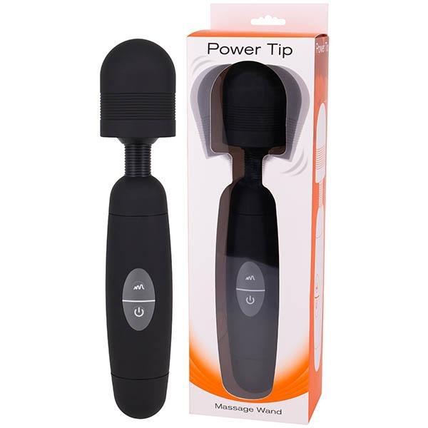 Seven Creations Power Tip - Black 28.2 cm Massager Wand