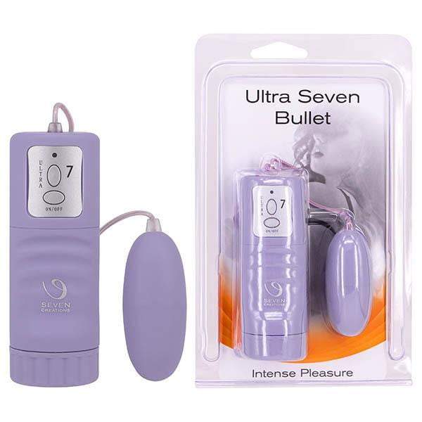 Seven Creations Vibrating Ultra 7 Bullet - Purple
