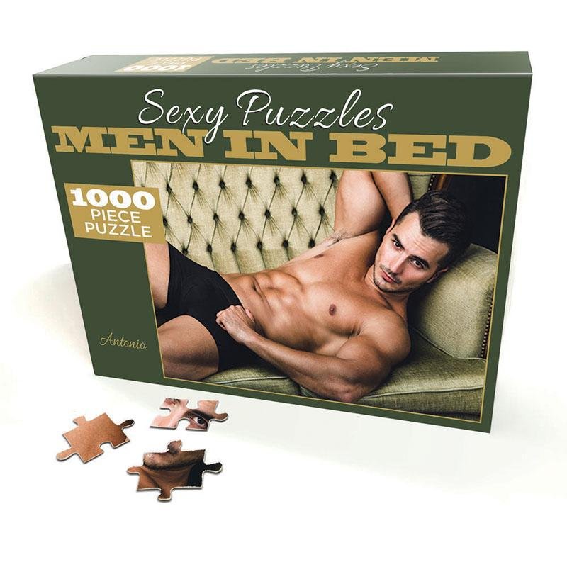 Sexy Puzzles - Men In Bed - Antonio - 1000 Piece Jigsaw Puzzle