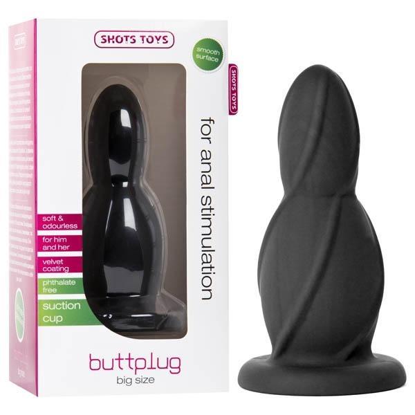 Shots Buttplug - Black Big Butt Plug