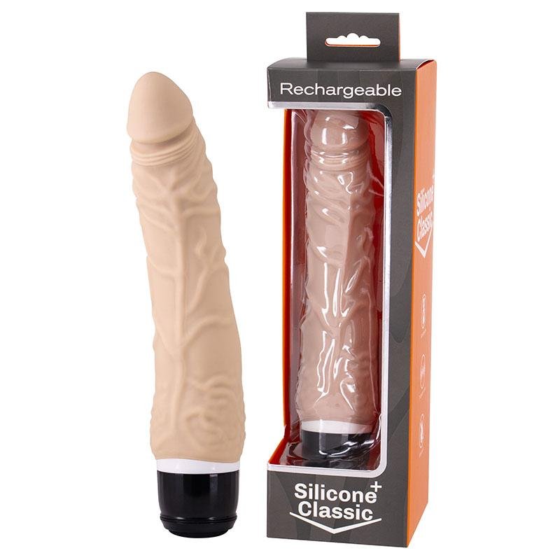 Silicone Classic + 7 Vibrations Vibrator
