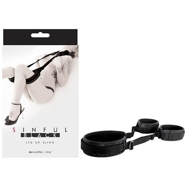 Sinful Leg Up Sling - Black Bondage Restraint