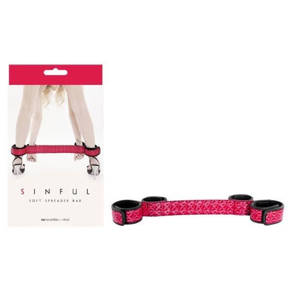 Sinful Soft Spreader Bar - Pink Arm & Leg Restraint
