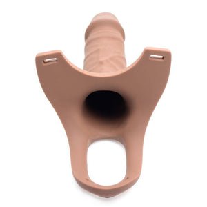 Size Matters 6 Inch Dildo Strap-On - Flesh
