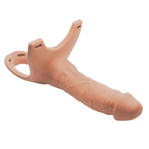 Size Matters 6 Inch Dildo Strap-On - Flesh