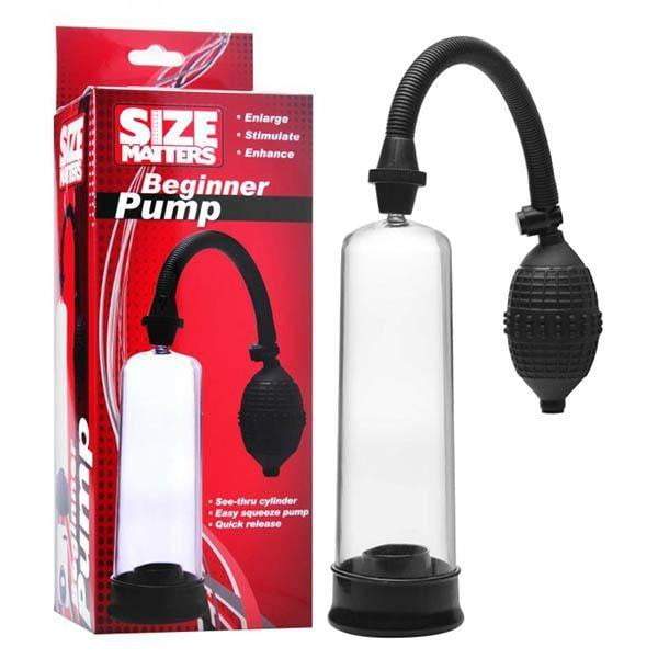Size Matters Beginner Pump - Clear Penis Pump