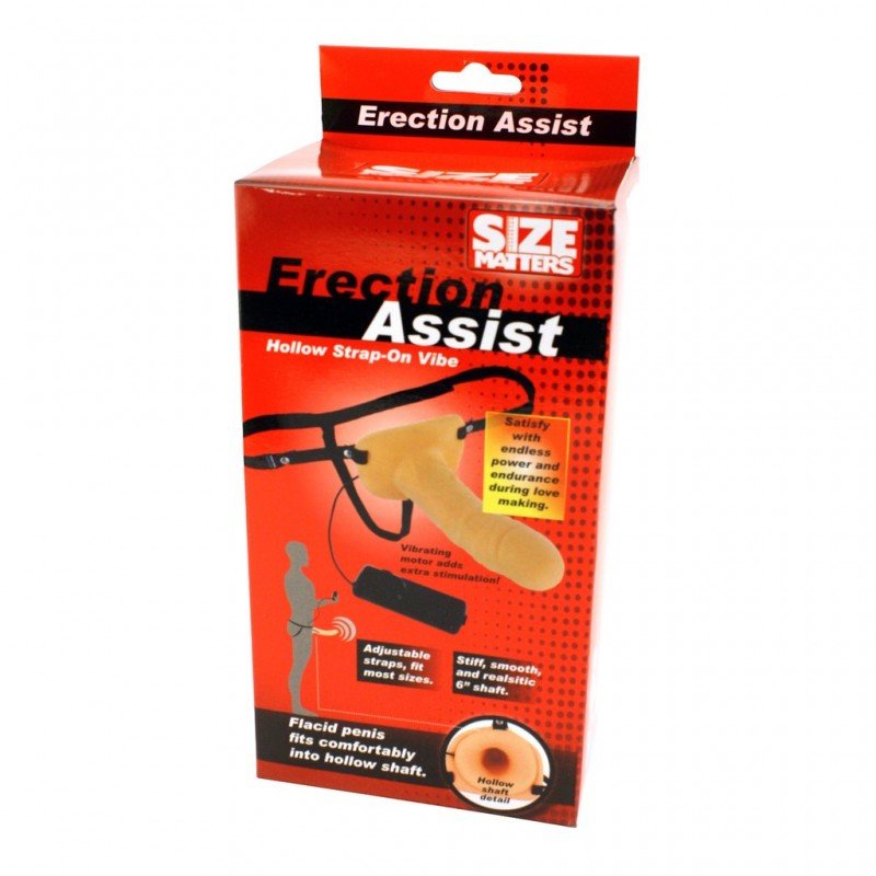 Size Matters Erection Assist Hollow Strap-on Vibe