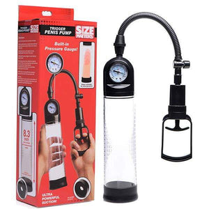 Size Matters Trigger Penis Pump with Gauge
