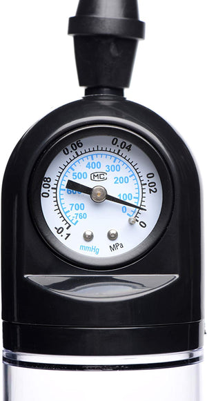 Size Matters Trigger Penis Pump with Gauge