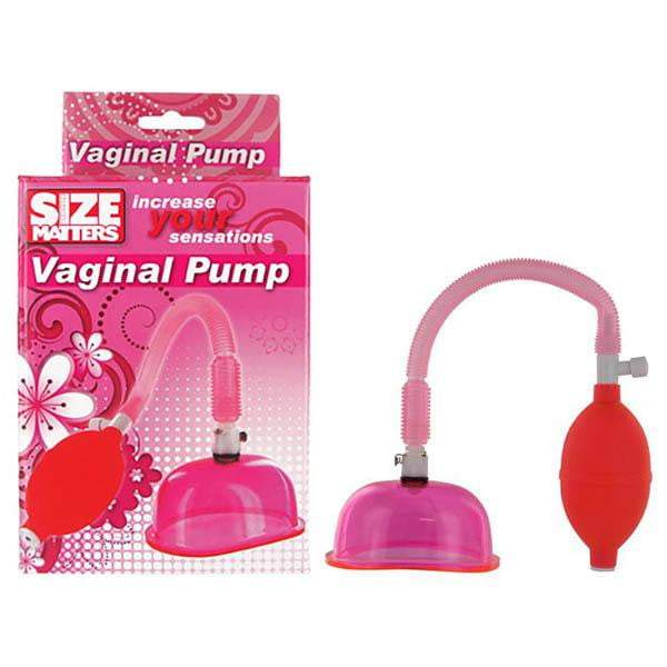 Size Matters Vaginal Pump And Cup Set - Pink Vagina Pump