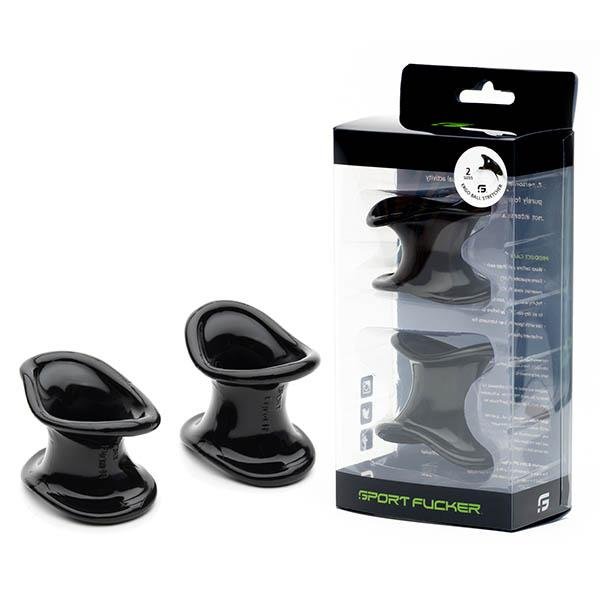 Sport Fucker Black Ergonomic Ball Stretcher Kit - Set of 2 Sizes