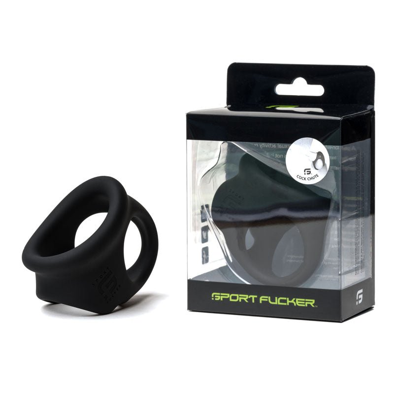Sport Fucker Cock Chute Ring - Black