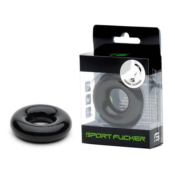 Sport Fucker Rubber Black Cock Ring