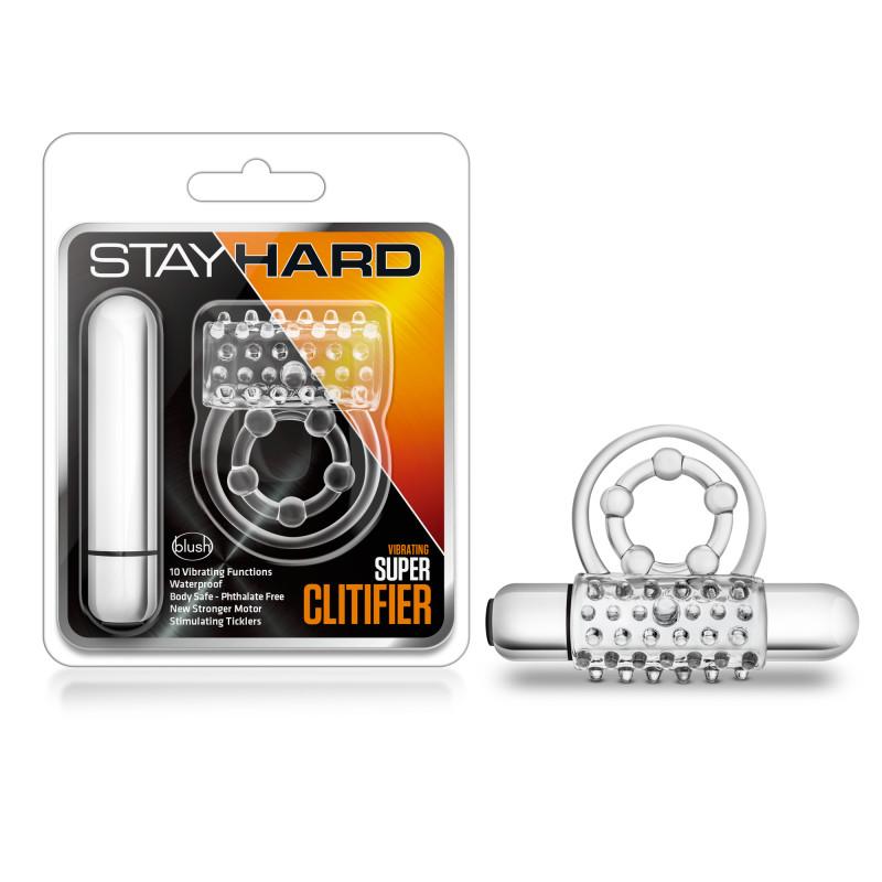 Stay Hard Vibrating Super Clitifier Cock Ring