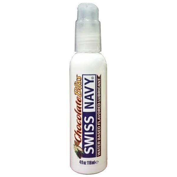 Swiss Navy Flavours - Chocolate Bliss Flavoured Premium Water Based Lubricant - 118 ml (4 oz) Bottle