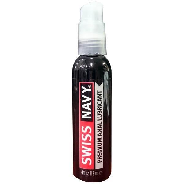 Swiss Navy Premium Anal Lubricant - Premium Silicone Anal Lubricant - 118 ml (4 oz) Bottle