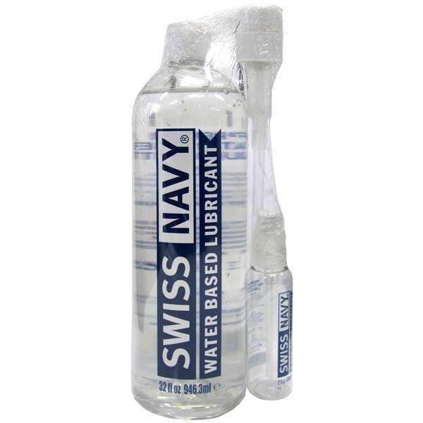 Swiss Navy - Premium Water Based Lubricant - 32 oz Bottle