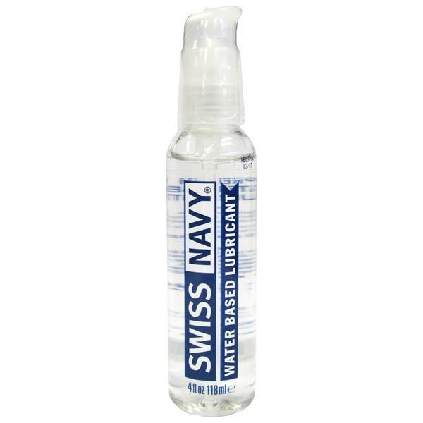 Swiss Navy Water Based - Premium Water Based Lubricant - 4 oz Bottle