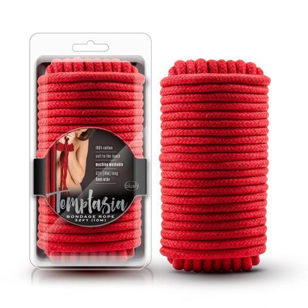 Temptasia Bondage Rope - Red - 10 metre length